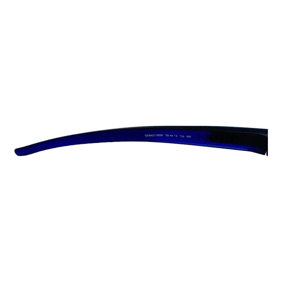 Oakley Forager Matte Translucent Blue Prizm Sapphire Polarized Lens Sunglasses - Picture 5 of 7